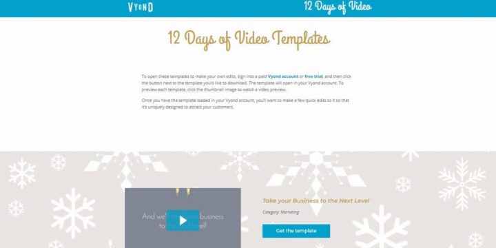 Vyondのクリスマスギフト